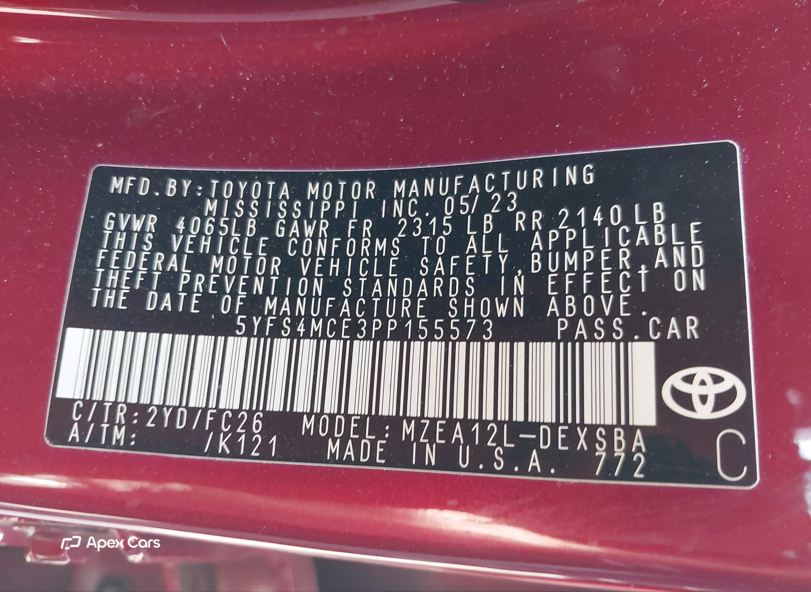 Toyota Corolla 2023
