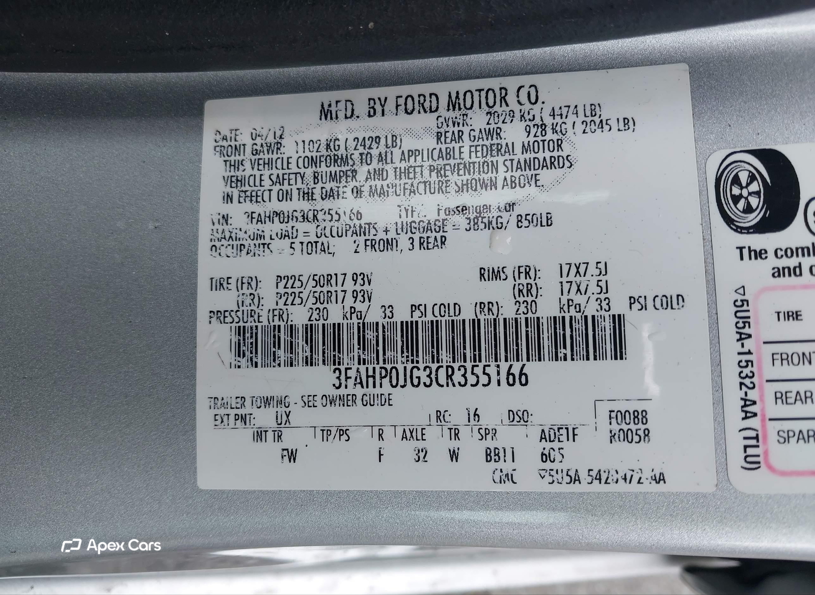 Ford Fusion 2012