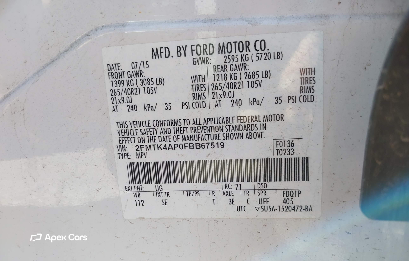 Ford Edge 2015