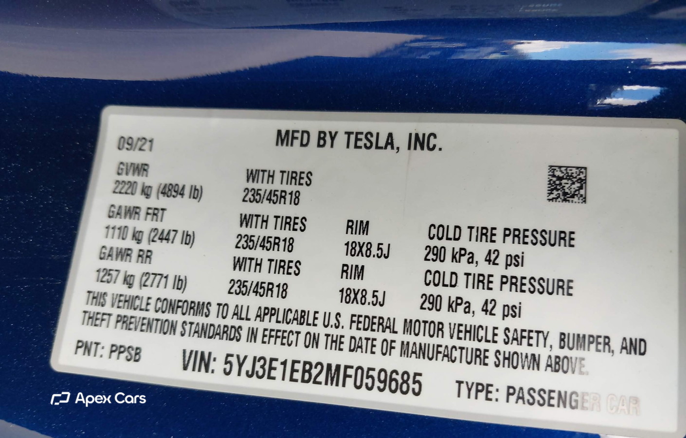 Tesla Model 3 2021