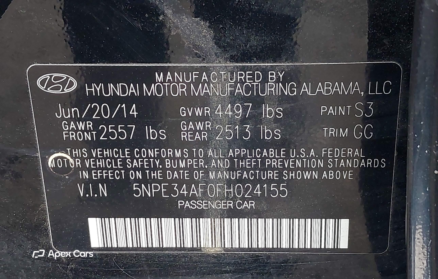 Hyundai Sonata 2015