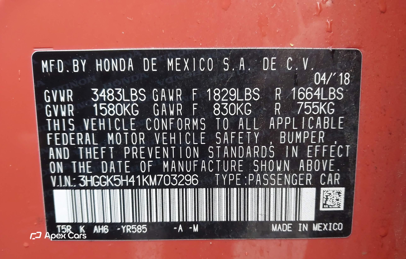 Honda Fit 2019