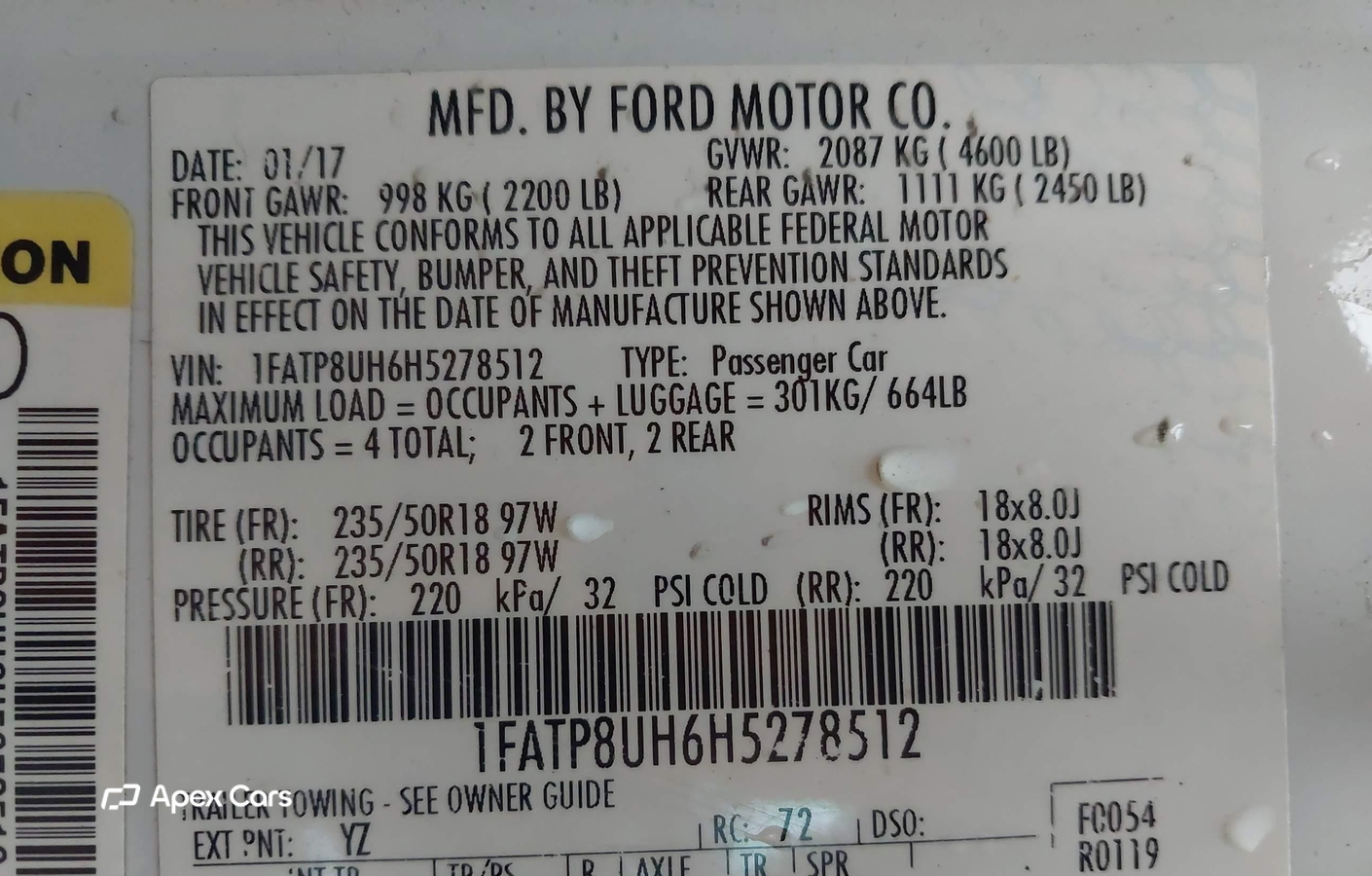 Ford Mustang 2017