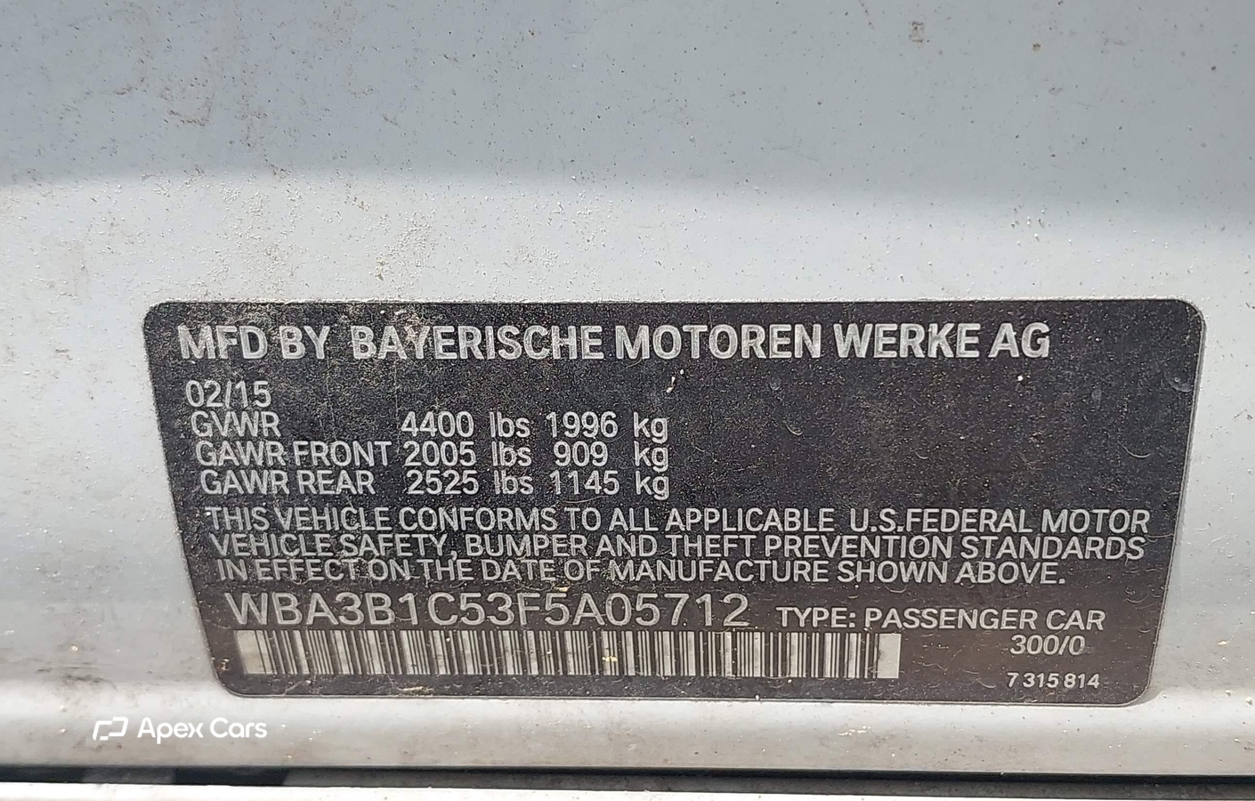 BMW Series 3 2015