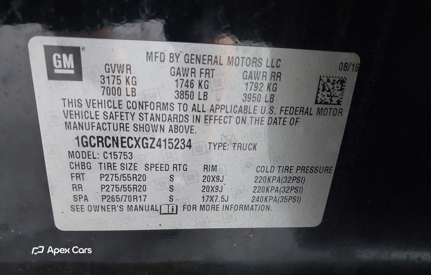Chevrolet Silverado 2016
