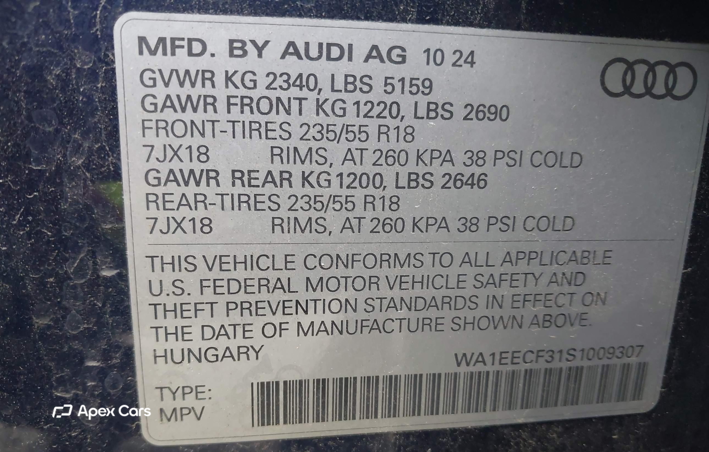 Audi Q3 2025