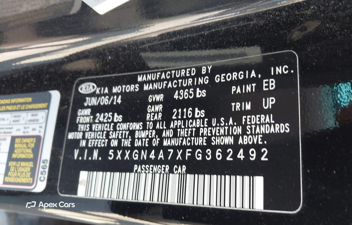 Kia Optima 2015