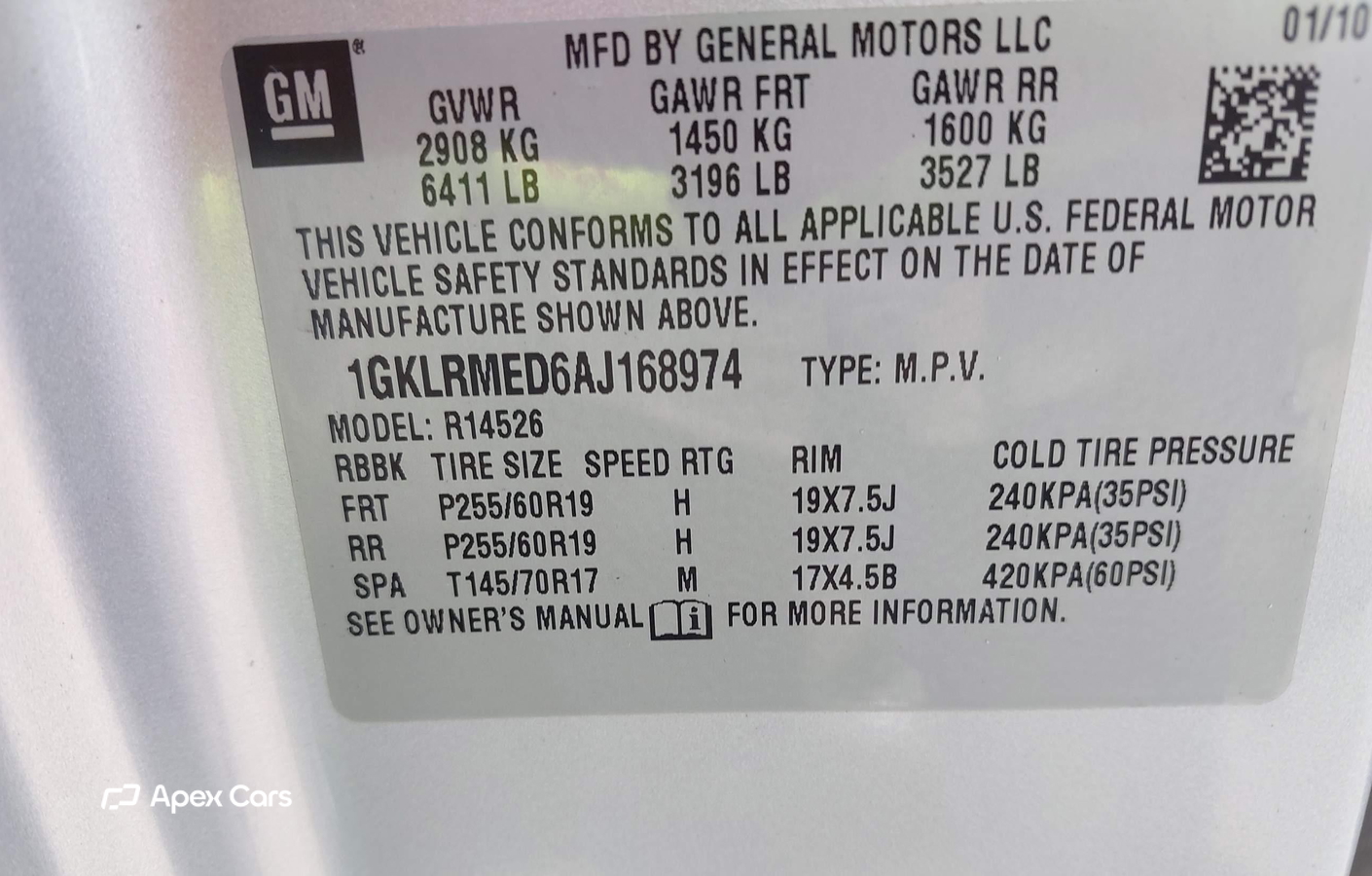 GMC Acadia 2010