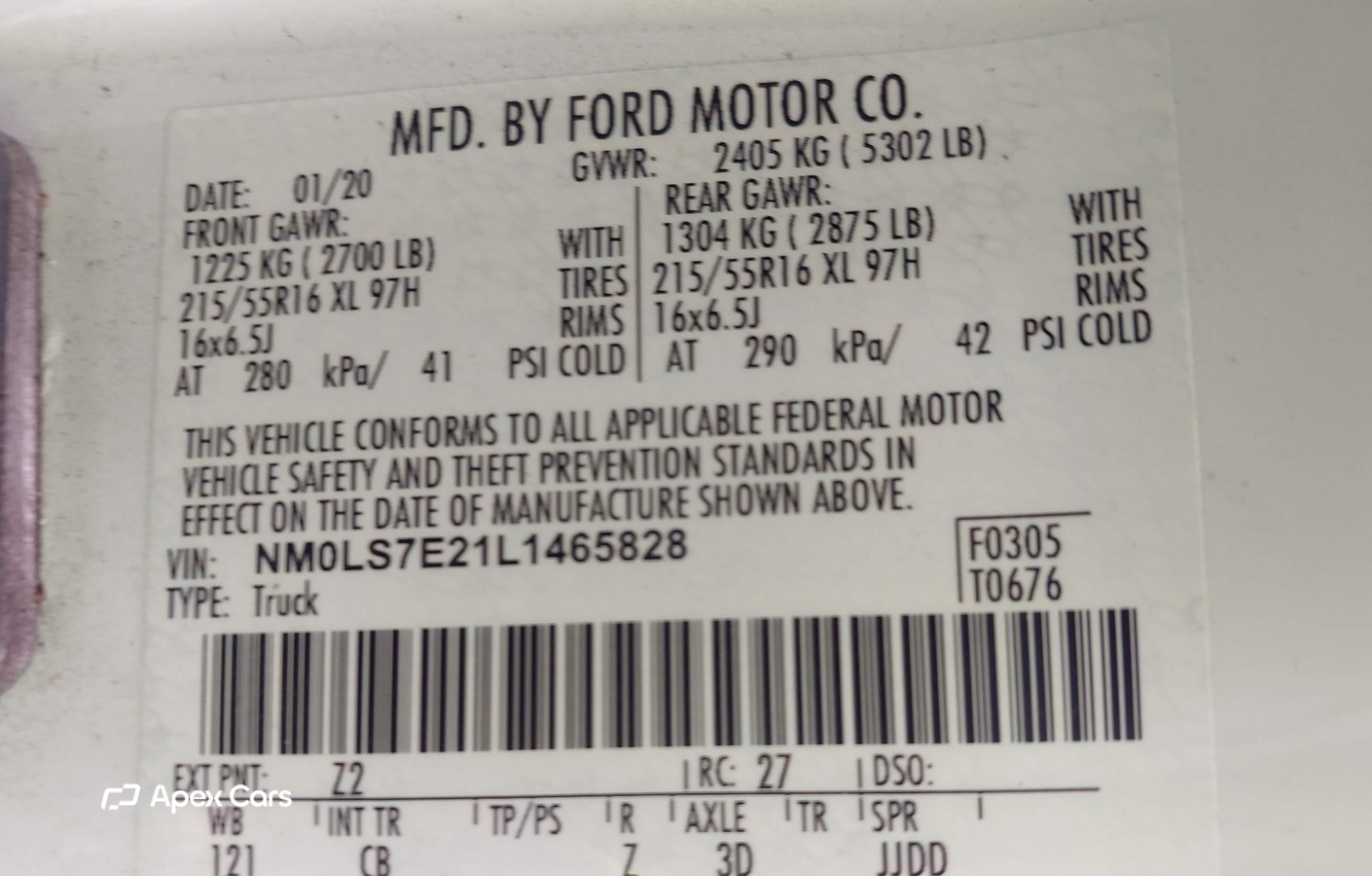 Ford Transit 2020