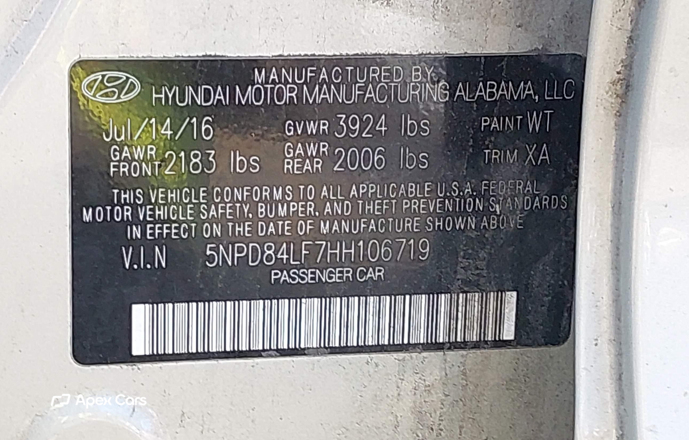 Hyundai Elantra 2017