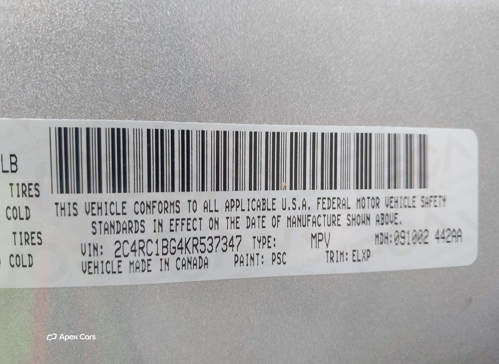 Chrysler Pacifica 2019