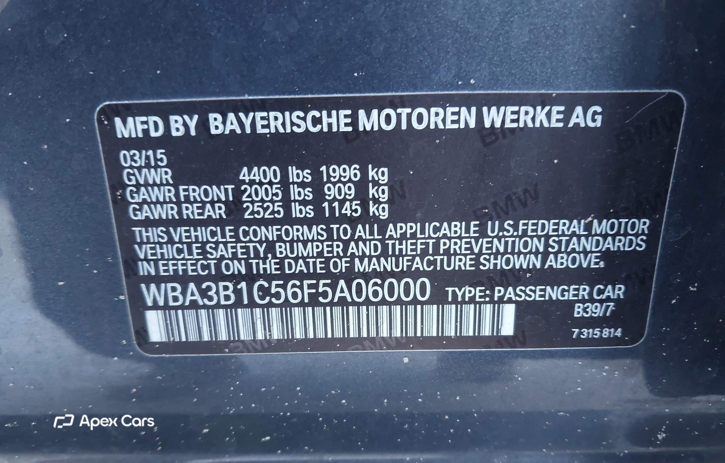 BMW Series 3 2015