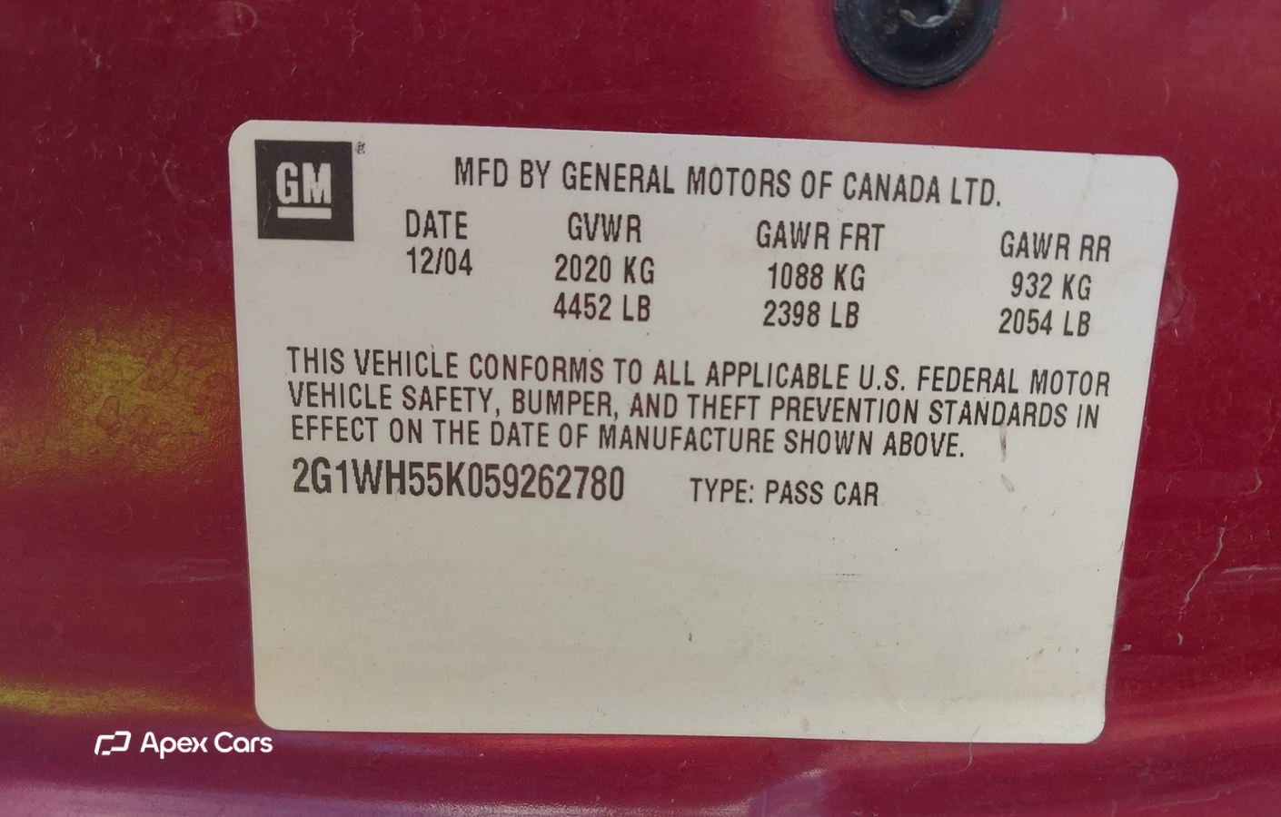 Chevrolet Impala 2005