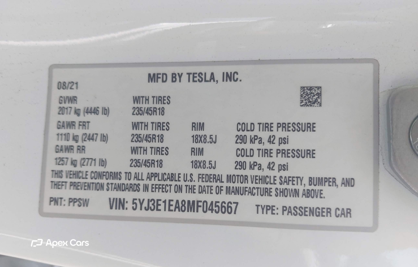 Tesla Model 3 2021