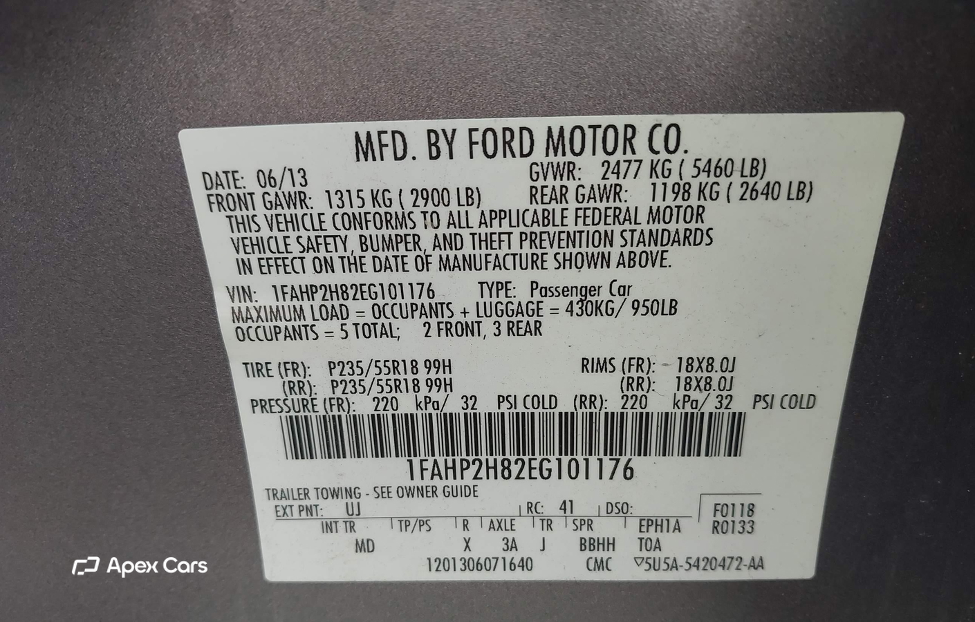 Ford Taurus 2014