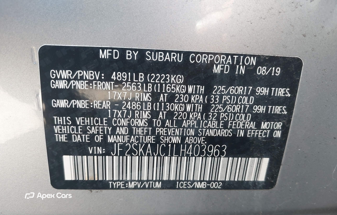 Subaru Forester 2020