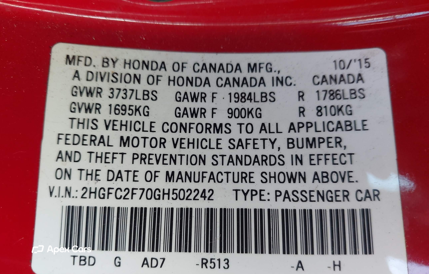 Honda Civic 2016