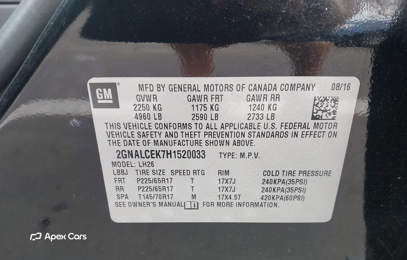 Chevrolet Equinox 2017