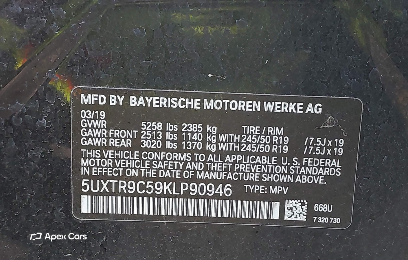BMW X3 2019