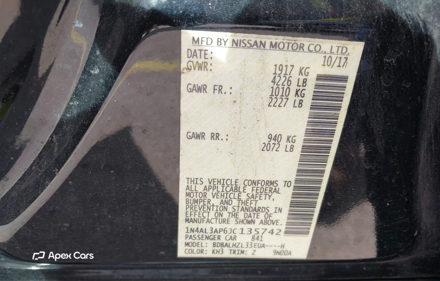 Nissan Altima 2018