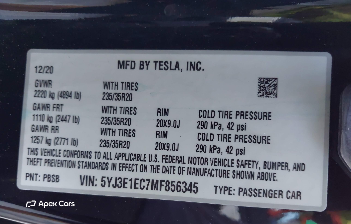 Tesla Model 3 2021