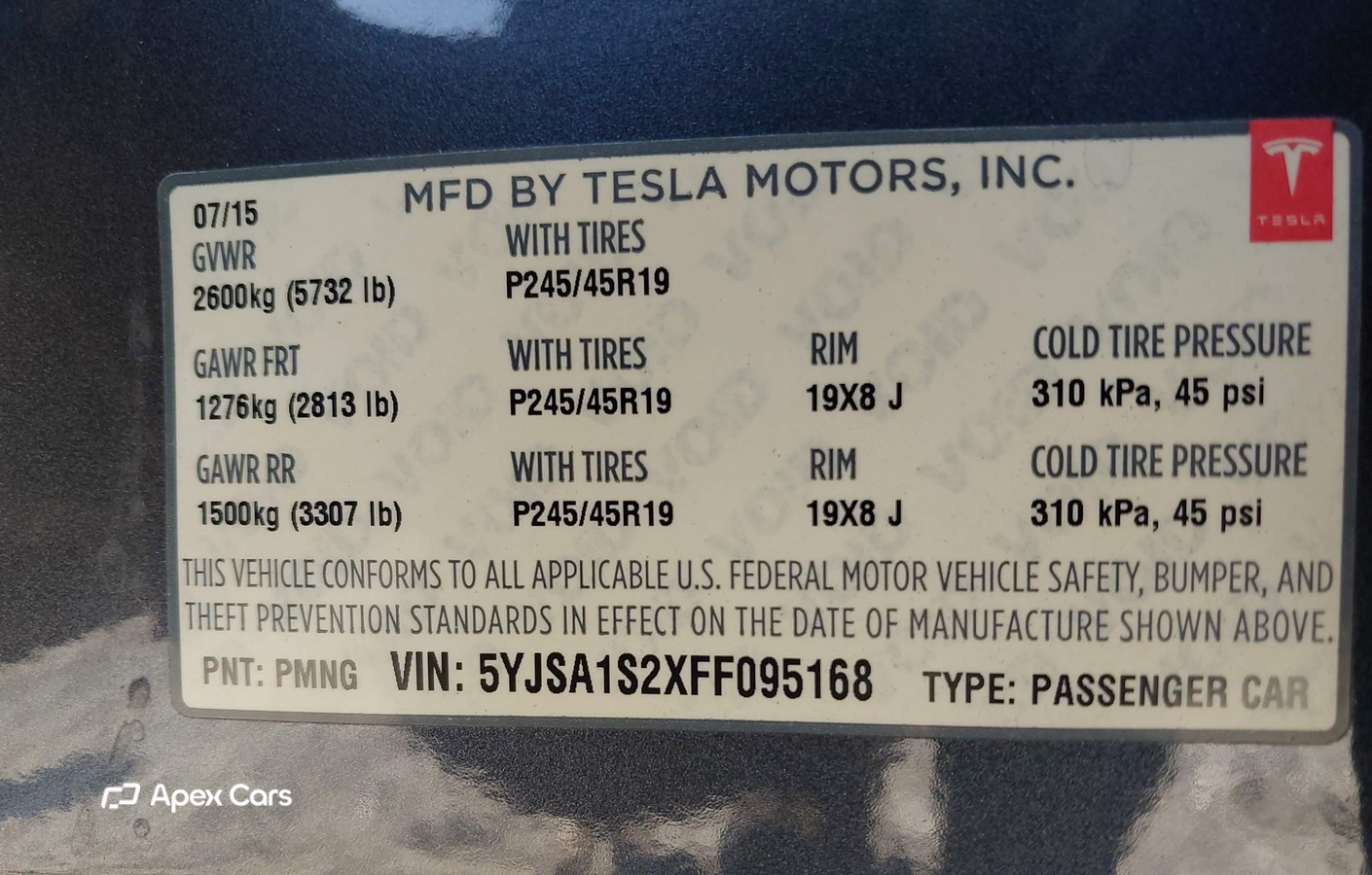 Tesla Model S 2015