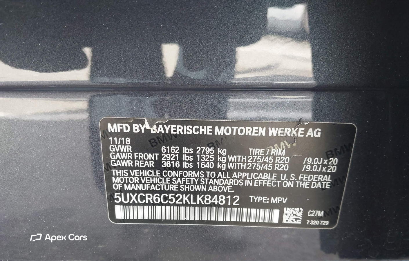 BMW X5 2019