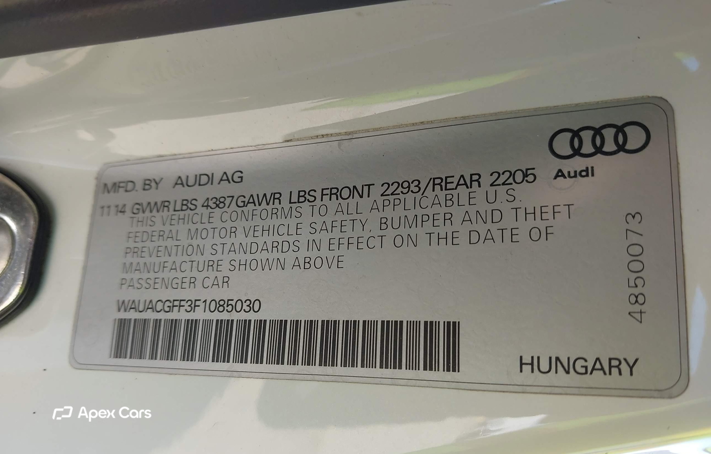 Audi A3 2015