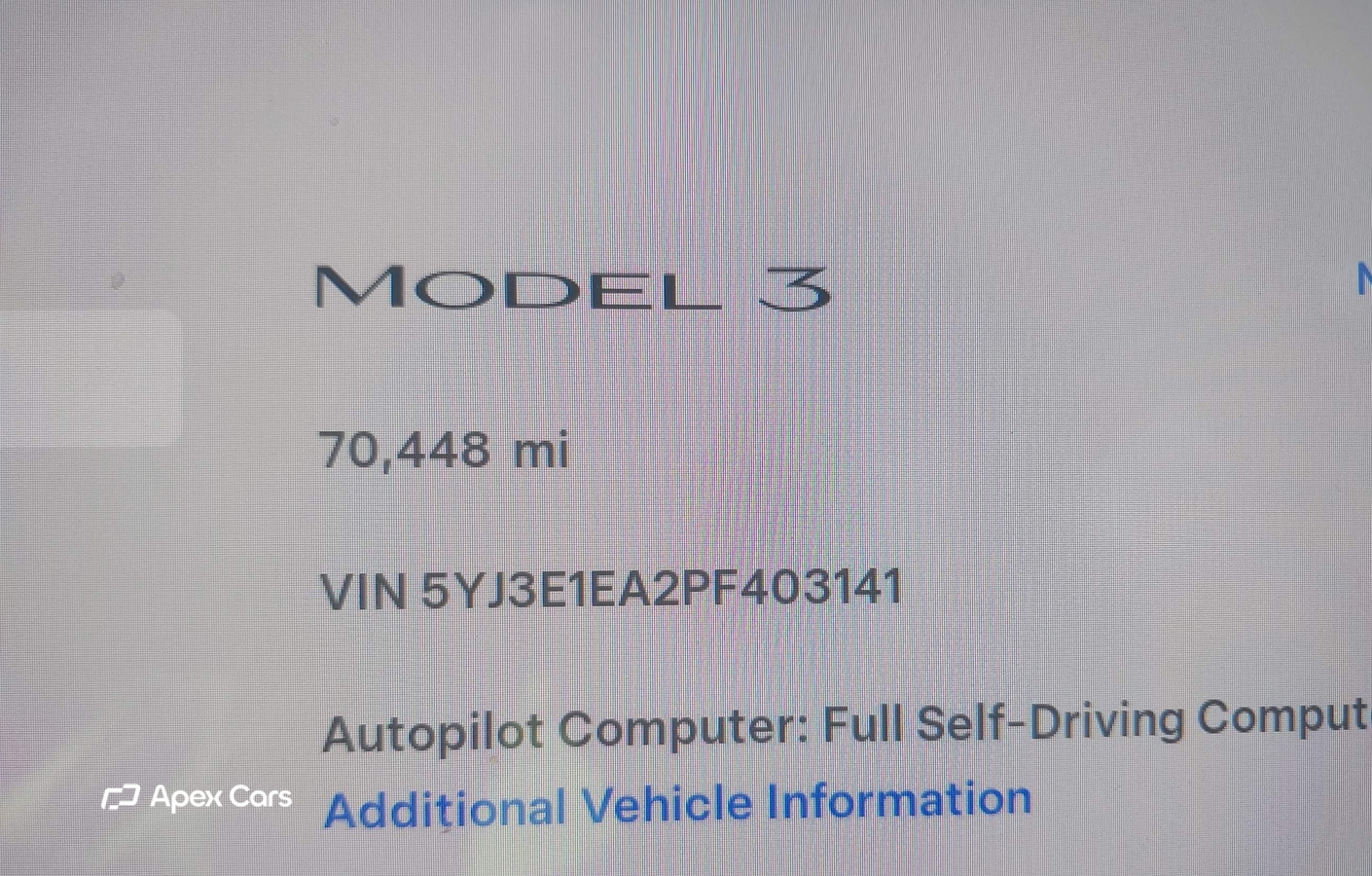 Tesla Model 3 2023