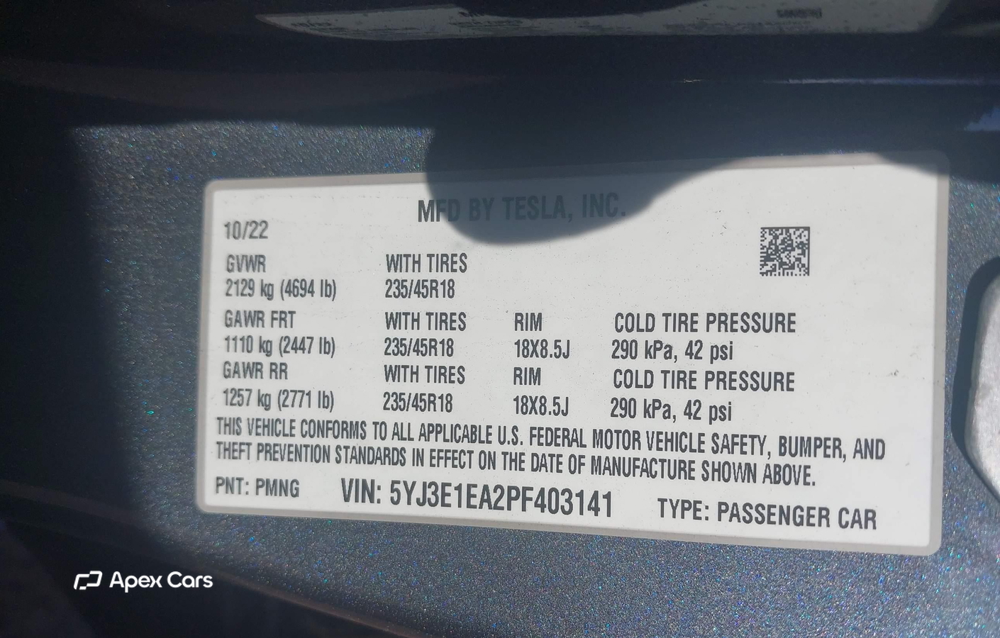 Tesla Model 3 2023