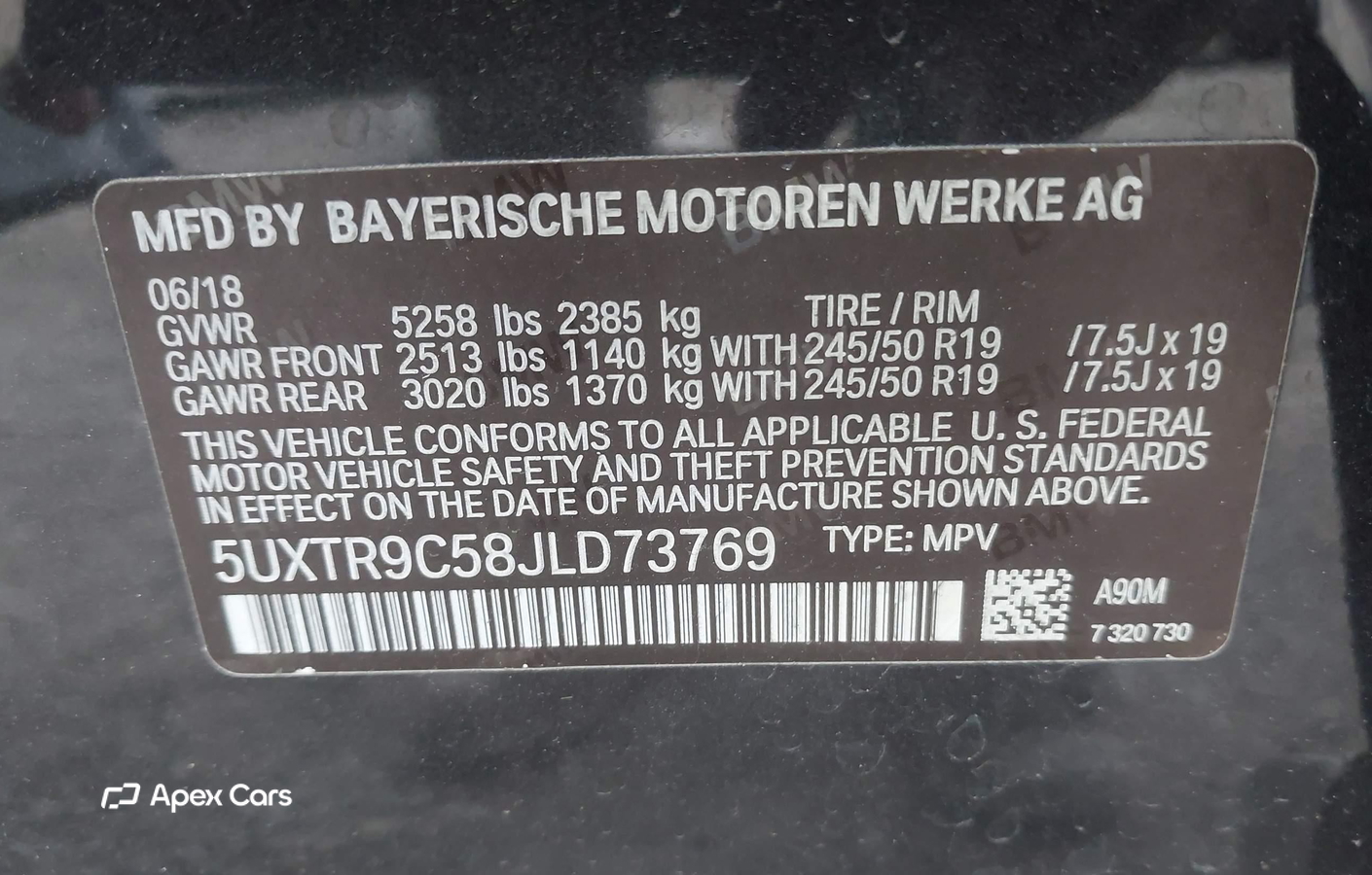 BMW X3 2018