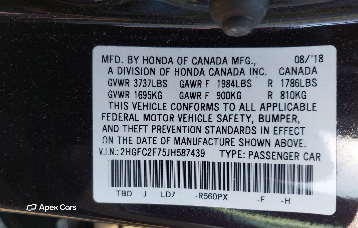 Honda Civic 2018