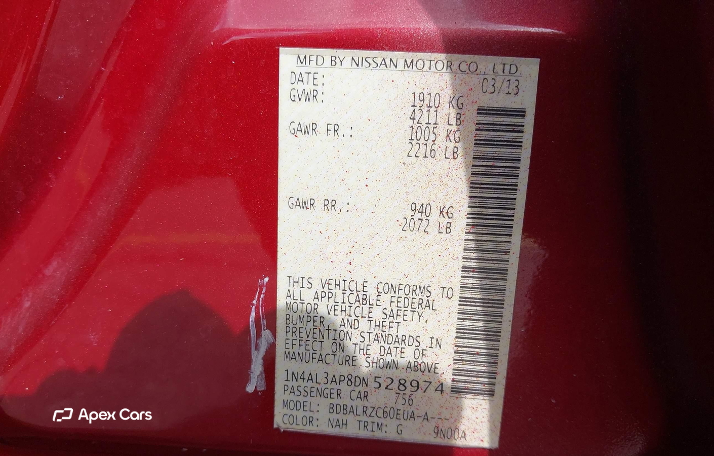 Nissan Altima 2013