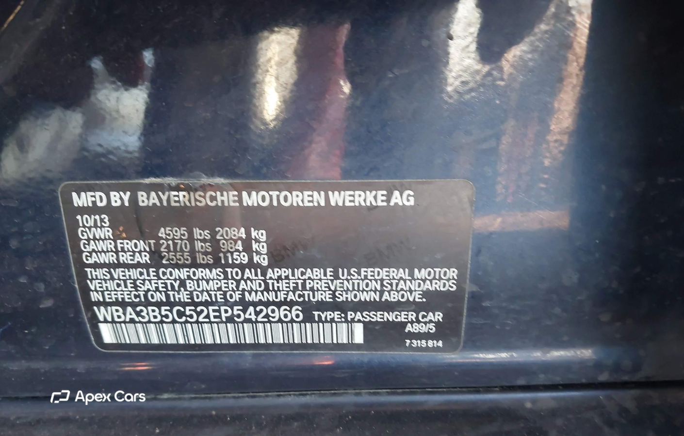 BMW Series 3 2014