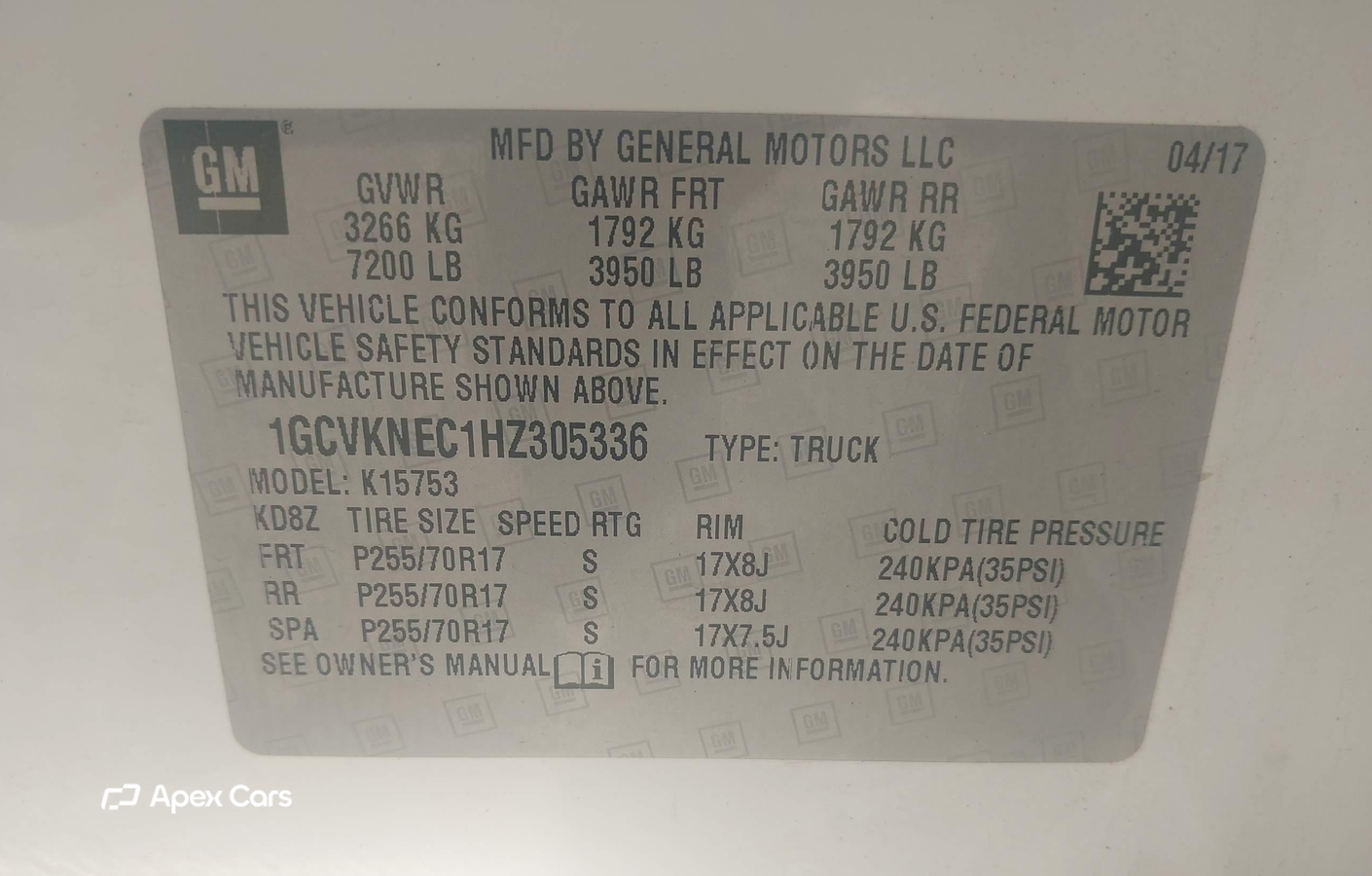Chevrolet Silverado 2017
