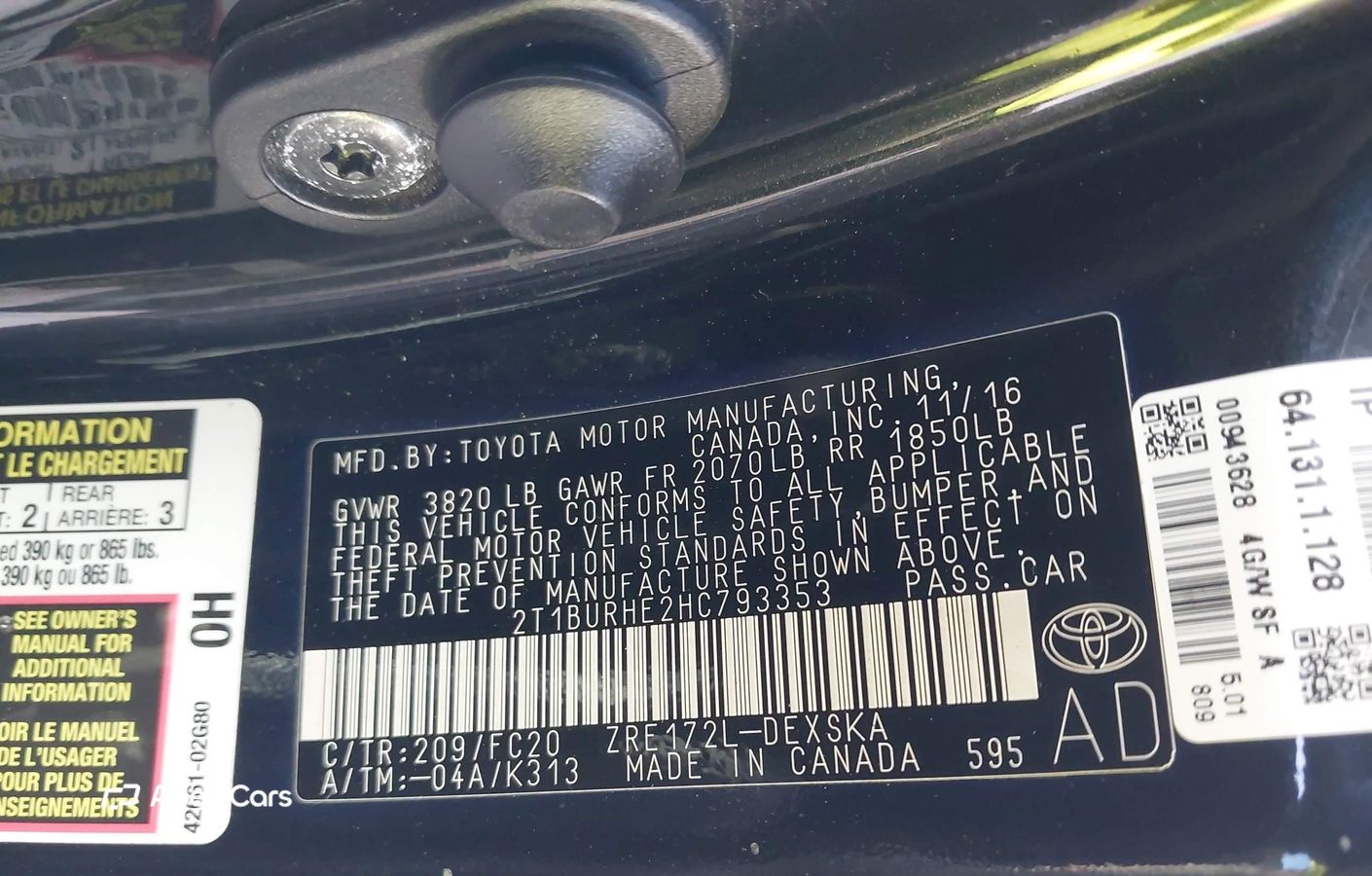 Toyota Corolla 2017