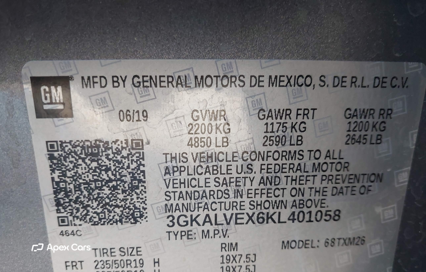 GMC Terrain 2019