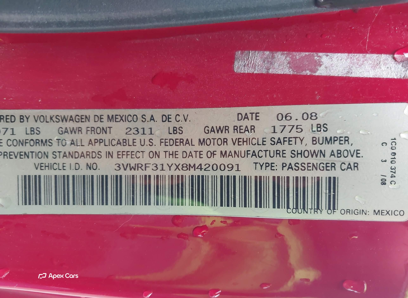 Volkswagen Beetle 2008