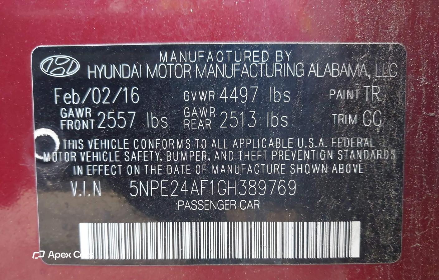 Hyundai Sonata 2016