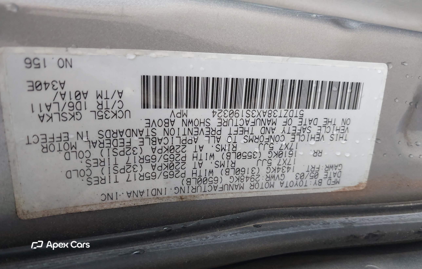 Toyota Sequoia 2003
