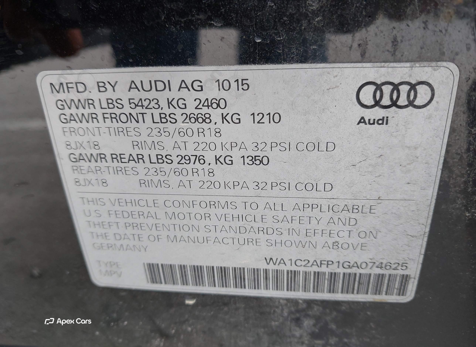 Audi Q5 2016