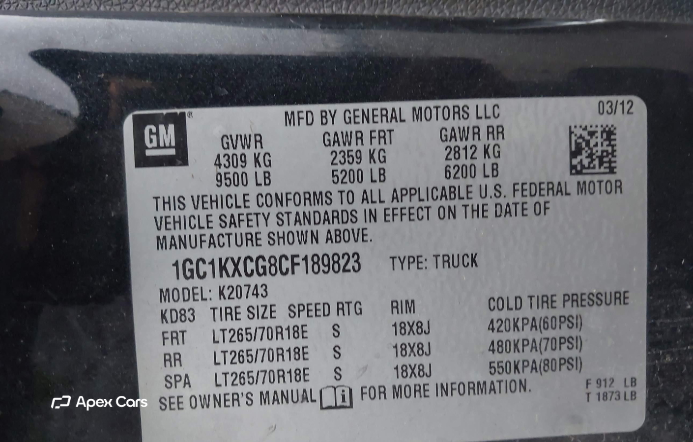 Chevrolet Silverado 2012
