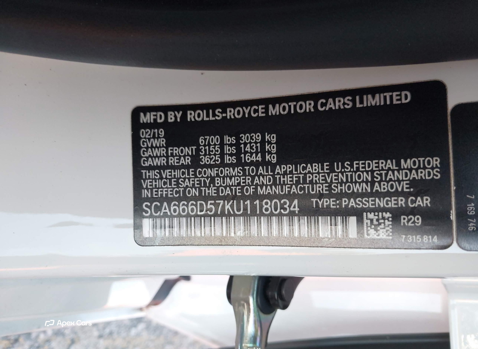 Rolls-Royce Dawn 2019