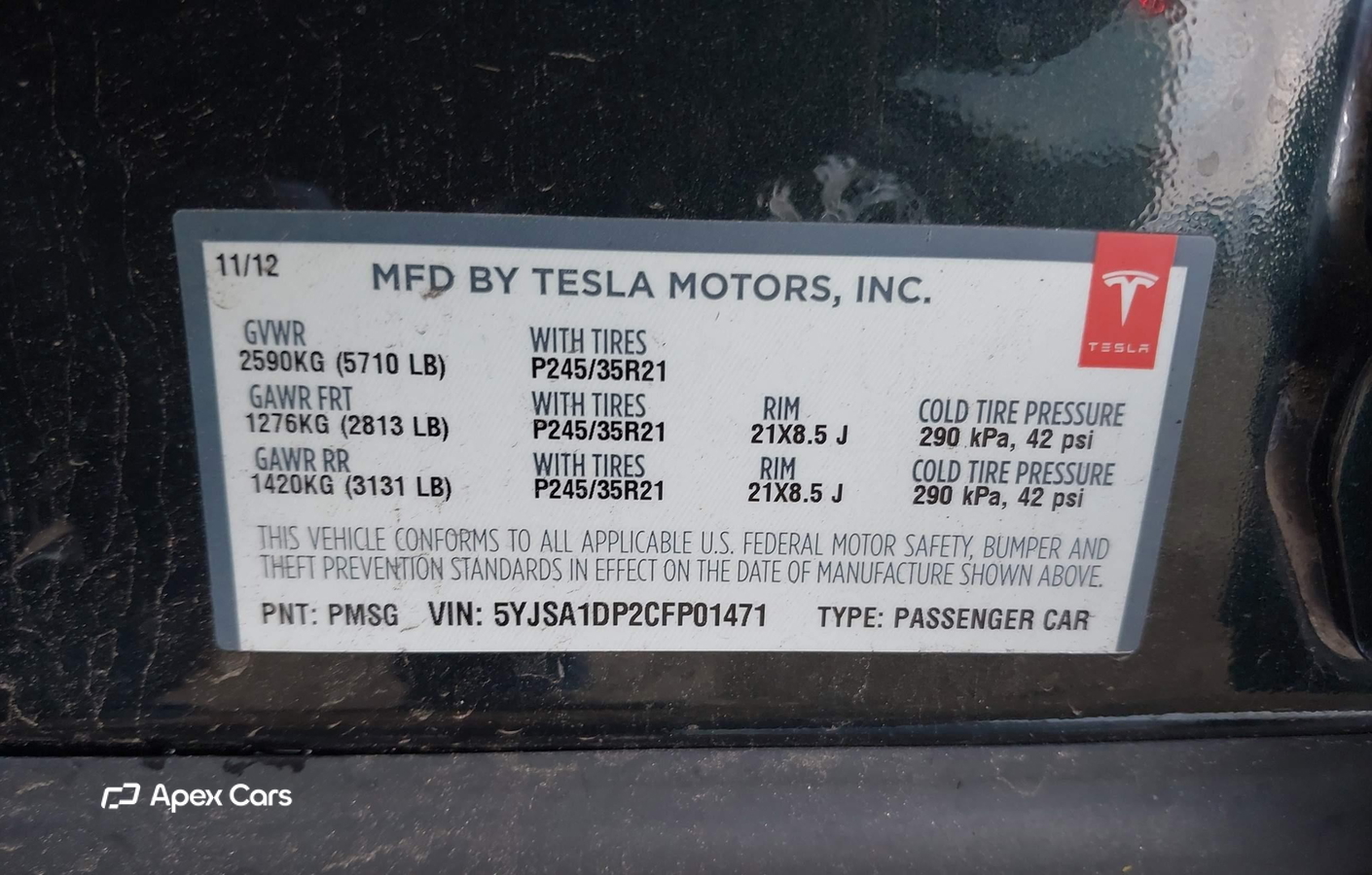 Tesla Model S 2012
