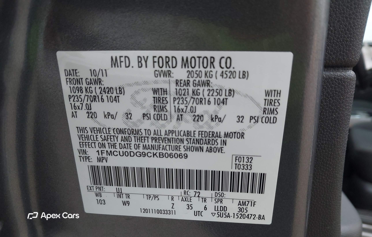 Ford Escape 2012