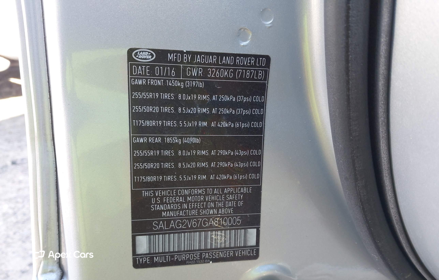 Land Rover LR4 2016