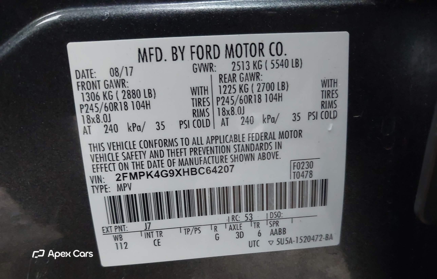 Ford Edge 2017