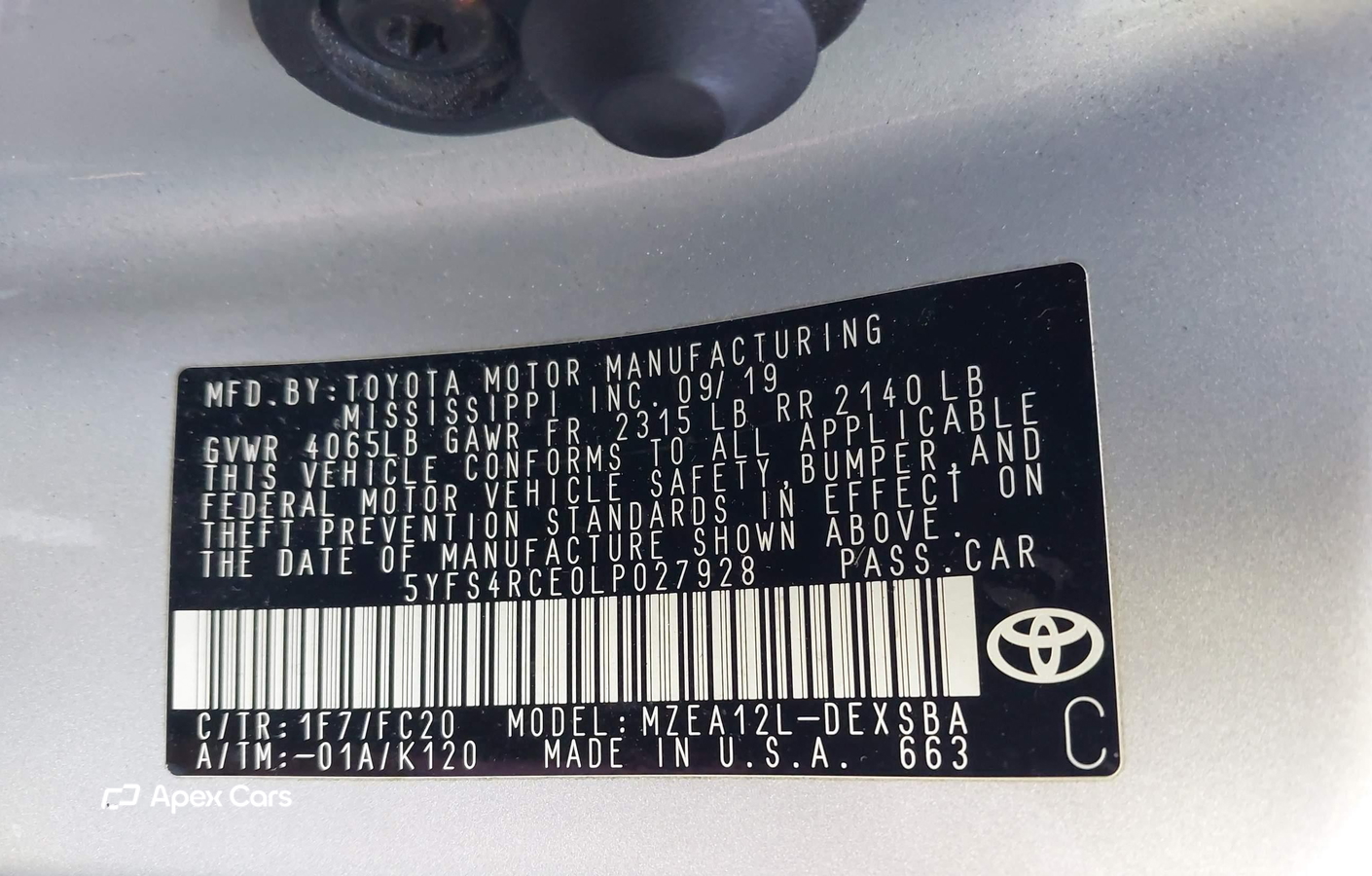 Toyota Corolla 2020