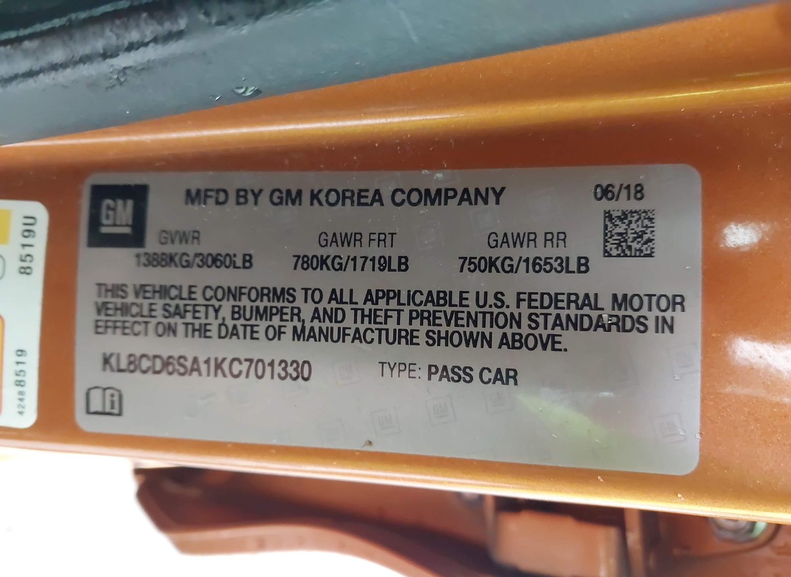 Chevrolet Spark 2019