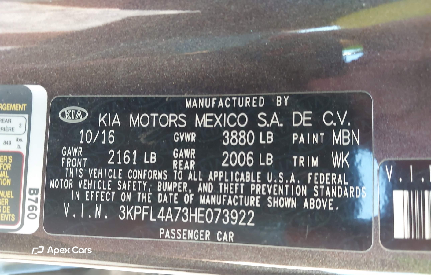 Kia Forte 2017